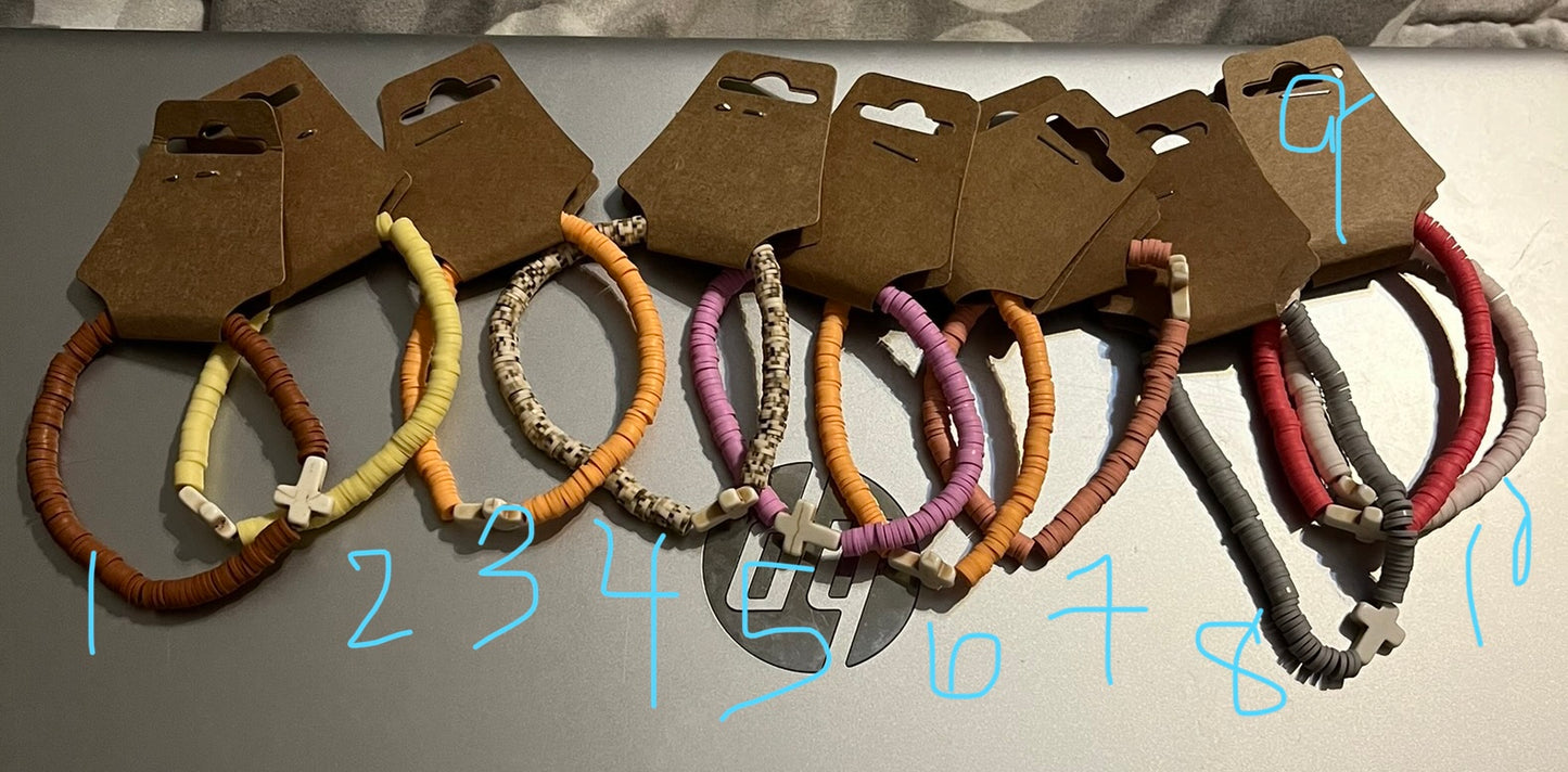 Heshi Braclets with Cross