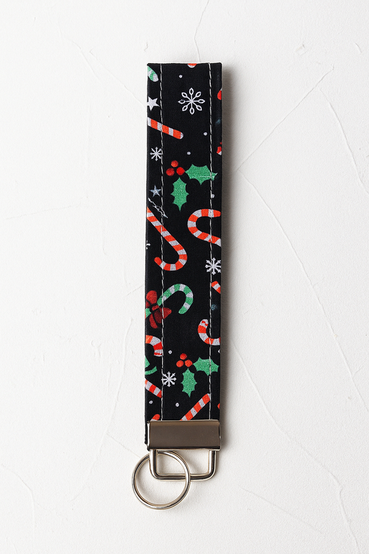Candy Cane Lane Wristlet
